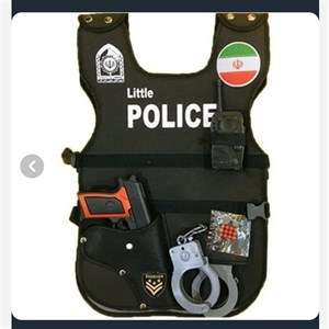 ست ایفای نقش مدل تن پوش و کلاه و تجهیزات پلیس راهنمایی رانندگی