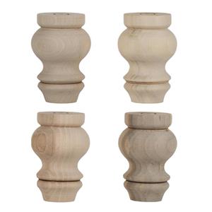 پایه مبل چوبی کد 31 مجموعه 4 عددی