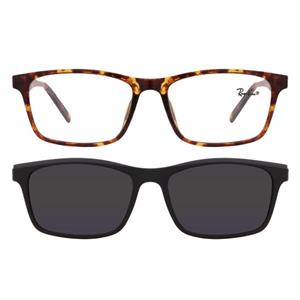 فریم عینک طبی ری بن مدل 1608BC-C4 همراه با کاور آفتابی