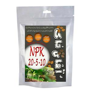 کود پودری ان پی کی آقای خاک مدل NPK-20-5-10 وزن 50 گرم