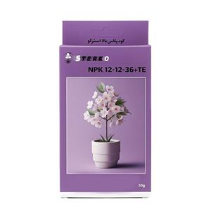 کود پودری ان پی کی آقای خاک مدل NPK-12-12-36 وزن 50 گرم