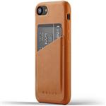 MUJJO iPhone 8 Full Leather Wallet Case - Tan CS-090