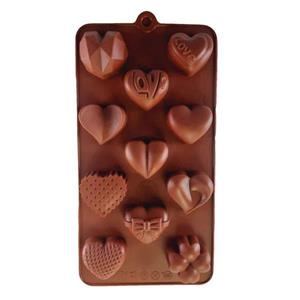 قالب شکلات طرح قلب میکس کد 11