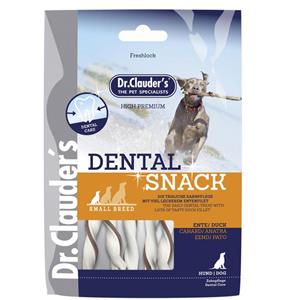 غذای تشویقی سگ دکتر کلادرز مدل DENTAL SNACK DUCK وزن 80 گرم