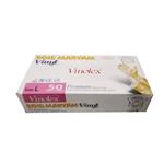 دستکش یکبار مصرف رزمریم مدل VINOLEX بسته 50 عددی