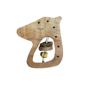 اسباب بازی چوبی مدل جغجغه طرح اسب