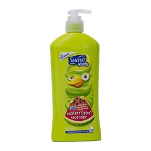 شامپو سر و بدن بچه 532 میل 3 در 1 با رایحه هندوانه سواو Suave