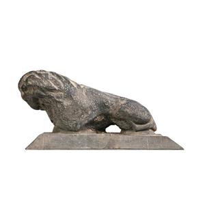 مجسمه تندیس و پیکره شهریار مدل شیر سنگی همدان کد MO1740 Tandis va Peikare Shahriar Hamadan Stone Lion MO2620 Statue