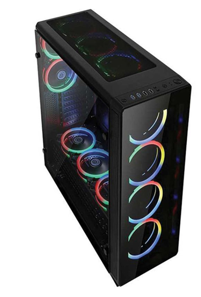 master tech t500 gaming computer case