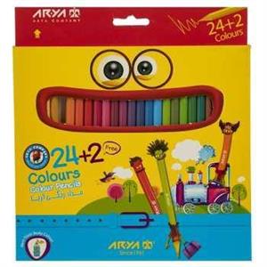 مداد رنگی 24 اریا مدل 3017 Arya Color Pencil 