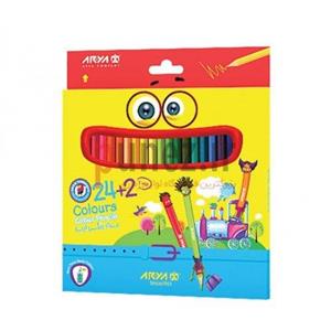 مداد رنگی 24 اریا مدل 3017 Arya Color Pencil 
