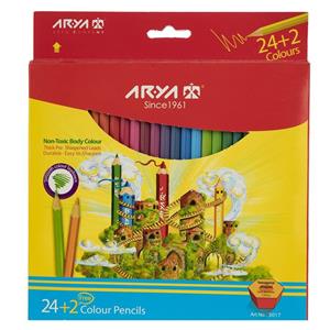 مداد رنگی 24 رنگ آریا مدل 3017 Arya 3017 24 Color Pencil