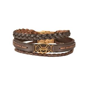 دستبند کهن چرم طرح تولد تیر مدل BR173-7 Kohan Charm Tir BR173-7 Leather Bracelet