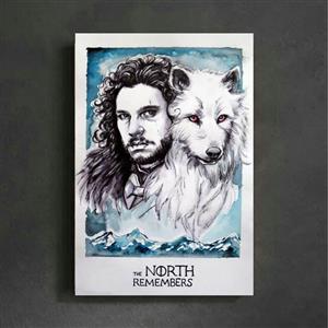 تابلو شاسی مدل جان اسنو گیم اف ترونز (Game of Thrones) کد FMO94