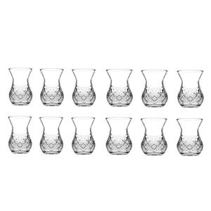 استکان پاشاباغچه مدل تایملس کد 42881 بسته 12 عددی