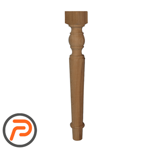 پایه چوبی تی تیله ای ساده 45 سانتی