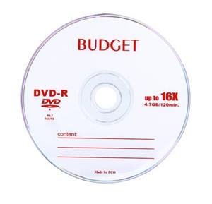 دی وی دی خام باجت Budget DVD-R