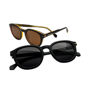 عینک آفتابی زنانه مون بلان فریم گرد رنگ مشکی