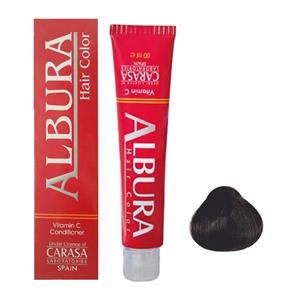 رنگ مو مردانه آلبورا مدل 01 حجم 15 میلی لیتر رنگ قهوه ای تیره