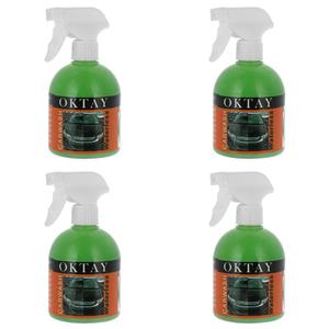 اسپری تمیز کننده بدنه خودرو نانو اکتای مدل براق حجم 500 میلی لیتر بسته 4 عددی