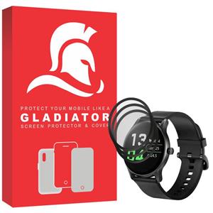 محافظ صفحه نمایش گلادیاتور مدل GWP3000 مناسب برای ساعت هوشمند هایلو GS بسته سه عددی Gladiator GWP3000 Screen Protector For Haylou GS Pack of 3