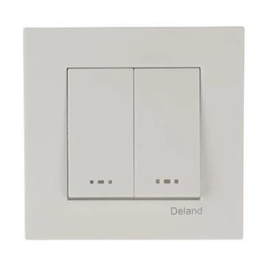 کلید تک پل دلند مدل آسا بسته 2عددی