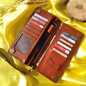 کیف پول زنانه مدل چرم طبیعی کیهان