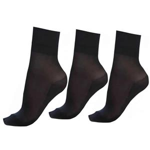 جوراب زنانه مدل پارازین دوکفدار ضخیم رنگ مشکی بسته 3 عددی