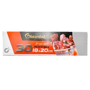 کیسه زیپ دار مدل قاصدک کد D_1229 بسته 30 عددی