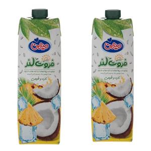 آبمیوه پیناکولادا میهن - 1 لیتر بسته 2 عددی