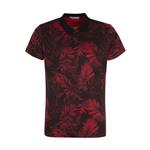 Holiday A28095- Red black Polos For Men