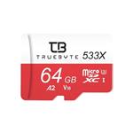 کارت حافظه microSD HC تروبایت مدل 533X-A1- V30 کلاس 10 استاندارد UHS-I U3 ظرفیت 64 گیگابایت