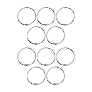 حلقه کلاسور مدل قفل دار کد  silver30 بسته 10 عددی