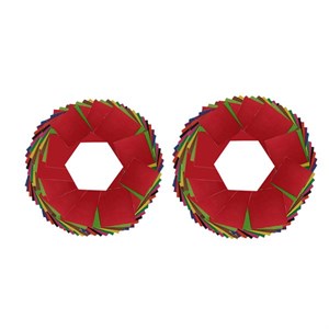  مقوا رنگی کد T1 سایز 10x10 سانتیمتر بسته 200 عددی