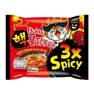 نودل تریپل اسپایسی سامیانگ Samyang 3X Spicy وزن 140 گرم 