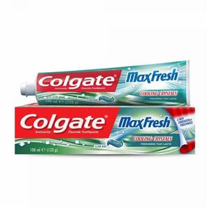 خمیر دندان کلگیت سری Max Fresh مدل Cooling Crystals حجم 100 میلی لیتر Colgate Max Fresh Cooling Crystals Toothpaste 100ml