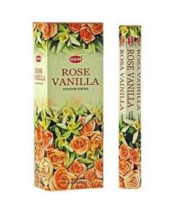 عود خوشبو کننده هم مدل Rose Vanilla Hem Rose Vanilla Incense Sticks