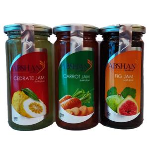 مربا بالنگ و انجیر و هویج آبشن - 300 گرم بسته 3 عددی