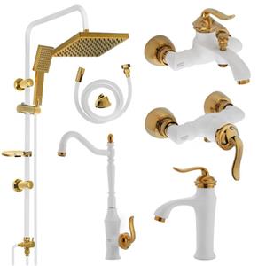 ست شیرآلات نایریکا مدل هلن کد WG مجموعه 6 عددی