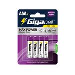 Gigacell Max Power AAA Battery Pack Of 4