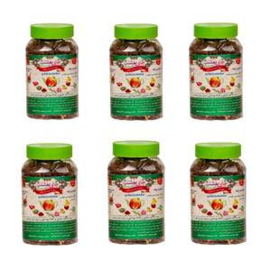 دمنوش میوه ای با طعم هل و گل قوطی  چای بهشت- 170 گرم مجموعه 6 عددی