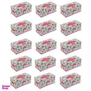 دستمال کاغذی 100 برگ گلریز مدل گل مریم کد 0101 بسته 15 عددی