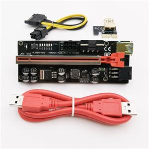 رایزر کارت گرافیک تبدیل PCI EXPRESS X1 به X16 مدل 8 خازن 7sh_010S PLUS