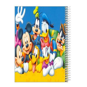 دفتر مشق 100برگ طرح میکی ماوس مدل m601