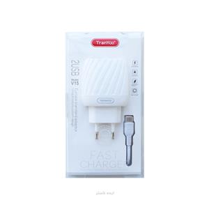 شارژر دیواری ترانیو مدل V15-C به همراه کابل تبدیل USB-C