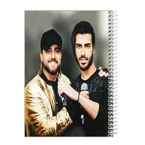 دفتر مشق  50 برگ طرح ماکان بند کد 1