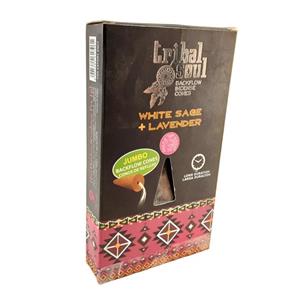 عود تریبال سولد مدل آبشاری طرح whit saga  lavender کد 485