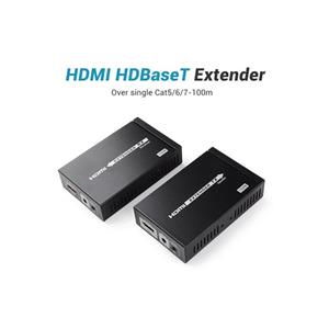 اکستندر / افزایش HDMI برروی CAT6 برد 100 متر با  تکنولوژی HDBaseT با IR برندlenkeng مدل LKV375-100 