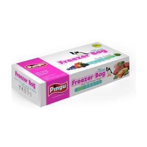 کیسه فریزر پینگو مدل پرفراژ دار بسته 150 عددی