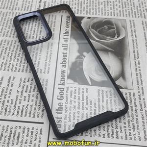 قاب گوشی Galaxy A72 4G - Galaxy A72 5G سامسونگ اورجینال متال Pro Camera طرح پشت طلق شفاف دور ژله ای مشکی کد 259